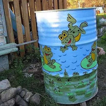 Paint butoaie din țară - tehnologia și idei