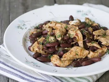 fasole roșie cu carne de pui - reteta cu pas cu pas fotografii (ceea ce pentru a găti carnea de pui) fasole roșie cu carne de pui - reteta cu pas cu pas fotografii