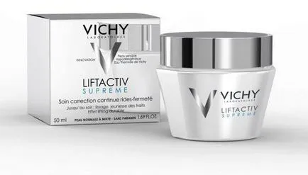 Crema Vichy pentru fata (Vichy), zi, noapte, anti-îmbătrânire (cremă) Crema Vichy pentru fata (Vichy), zi, noapte, anti-îmbătrânire