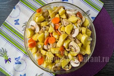 picioare de pui la cuptor cu cartofi reteta cu o fotografie