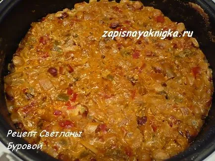 Pui cu fasole reteta