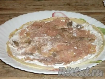 Pui clatite umplute - reteta cu fotografii