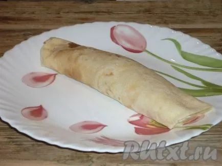 Pui clatite umplute - reteta cu fotografii