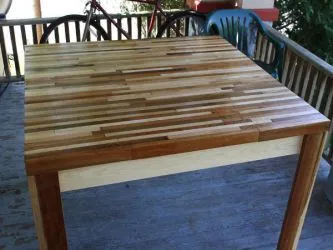 masă de bucătărie cu mâinile
