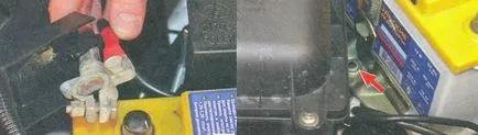 Lada Priora - cum să scoateți bateria, repararea 2108 2109 21099 2110 2170
