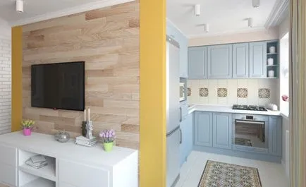 bucatarie-living într-un apartament cu cinci etaje (38 poze) instrucțiuni video de înregistrare a spațiului de proiectare combinat