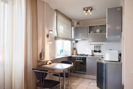 bucatarie-living într-un apartament cu cinci etaje (38 poze) instrucțiuni video de înregistrare a spațiului de proiectare combinat