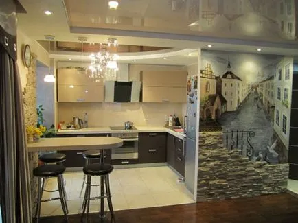 bucatarie-living într-un apartament cu cinci etaje (38 poze) instrucțiuni video de înregistrare a spațiului de proiectare combinat