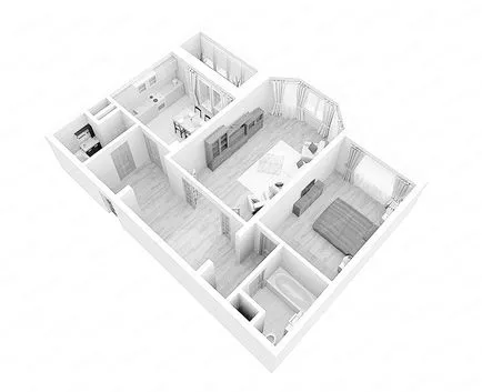 Apartament un plan de a alege