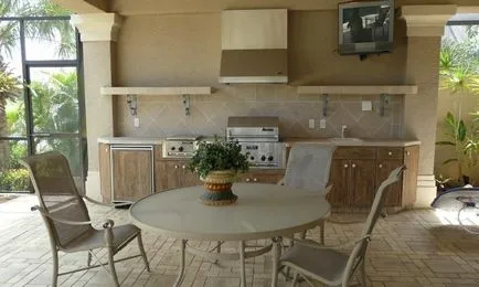 bucătărie de vară cu mâinile cum să construiască o fotografie, cum să faci o instrucțiune video, proiecte, materiale (bucatarie) bucătărie de vară cu mâinile cum să construiască o fotografie, cum să faci o instruire video, proiecte, materiale