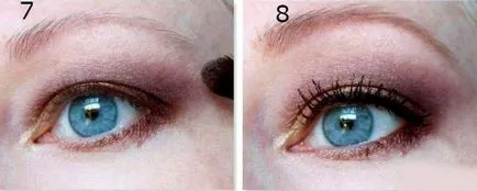 Machiaj smokey eyes pentru ochi albaștri, instrucțiuni pas cu pas 100 de fotografii (Smokey) Machiaj smokey eyes pentru ochi albaștri, pas-cu-100 fotografie