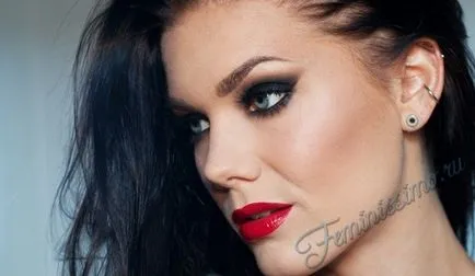 Machiaj pentru ochi albaștri Smokey Eyes (pas cu pas fotografii și video)