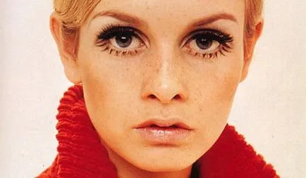 Machiaj Twiggy face conform instrucțiunilor (make-up stil de Twiggy Twiggy) Twiggy machiaj făcut în conformitate cu instrucțiunile