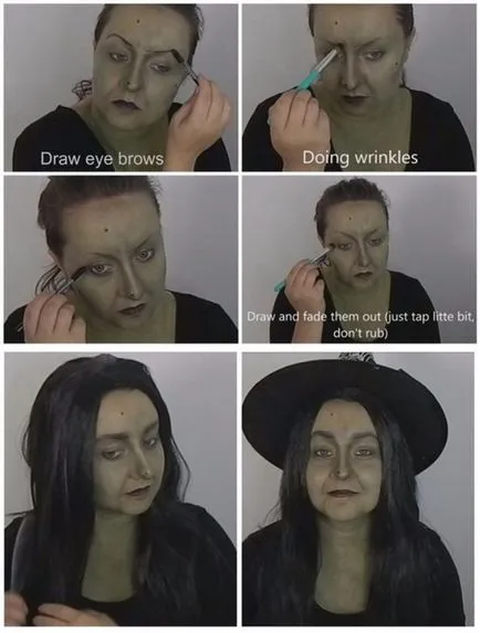 Machiaj de Halloween acasă pentru fete, copii și fete cum să facă propriile lor mâini