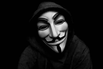 Anonim masca propriile lor mâini