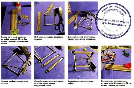 Mini Catapulta mâinile proprii acasă cu propriile mâini - cum să profite la maximum