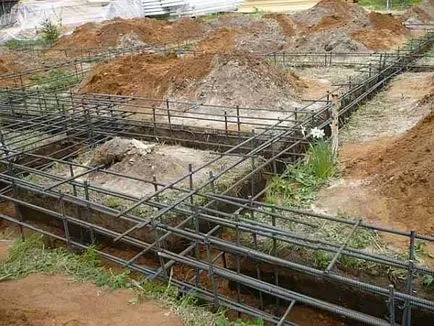 Design monolitic fundație benzi dispozitiv, procedura de construcție (dispozitiv) fundații benzi monolitice de proiectare dispozitiv, comanda constructii