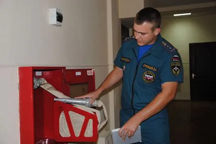 Aceasta atrage atenția inspectorului de incendiu