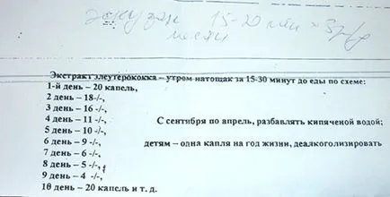 Tinctura de Eleutherococcus - beneficii si Harms, instrucțiuni de utilizare, video (pentru copii) Eleutherococcus tinctura - beneficii si Harms, instrucțiuni de utilizare, video