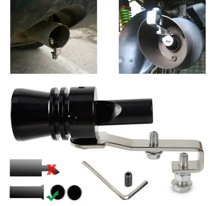 Tailpipes cu turbina de sunet cum să facă propriile lor mâini