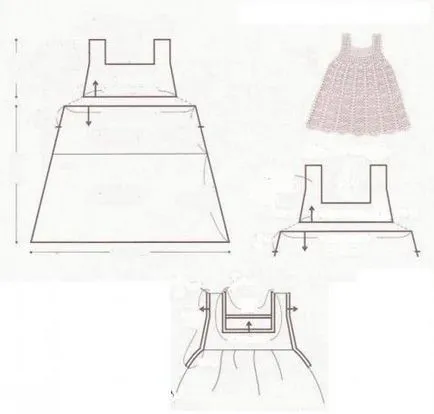 rochii elegante pentru fete cu modele mâinile lor și schema de tricotat (fete) rochii elegante pentru fete cu modele mâinile lor și schema de tricotat