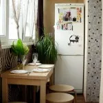 O bucătărie mică, cu o serie de opțiuni de design balcon (bucatarie) O bucătărie mică, cu o serie de opțiuni de design balcon