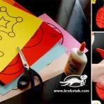 Bile de Crăciun de hârtie cu mâinile (jucării) Crăciun bile de hârtie cu mâinile