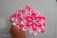 Banderolele kanzashi tutoriale master class, foto și video pentru a face
