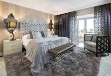 Wallpaper în dormitor combinat 2017 fotografie stil de design modern, într-un dormitor mic, idei de moda (combinat) Wallpaper în dormitor combinate 2017 fotografie stil de design modern, într-un dormitor mic, idei de moda
