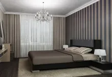 Wallpaper în dormitor combinat 2017 fotografie stil de design modern, într-un dormitor mic, idei de moda (2017) Wallpaper în dormitor combinate 2017 fotografie stil de design modern, într-un dormitor mic, idei de moda