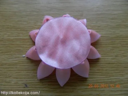 Banderolele kanzashi tutoriale master class, foto și video pentru a face