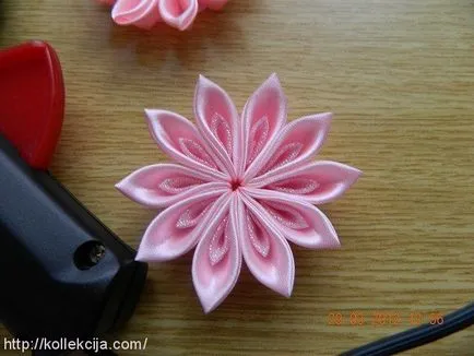 Banderolele kanzashi tutoriale master class, foto și video pentru a face