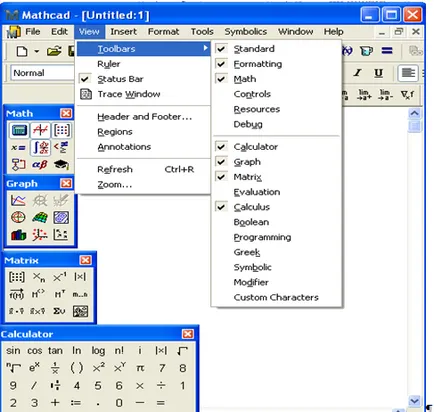Cunoaște Intuit, curs, instalații și echipamente pentru programul Mathcad