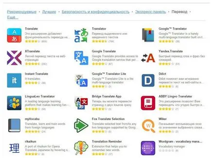 Cum se configurează traducerea automată a paginii în Opera (personalizate) Cum se configurează traducerea automată a paginii în Opera