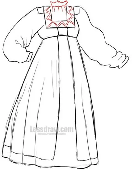 Cum să atragă Sundress românesc, lessdraw (română) Cum să atragă Sundress românesc, lessdraw