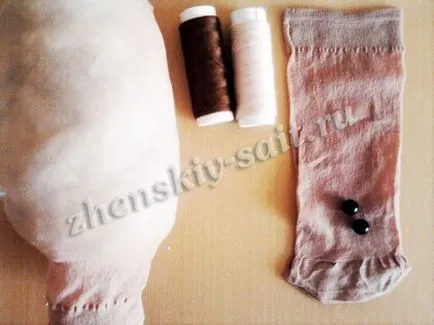 Cum să coase o păpușă (PUPS) de ciorapi de nylon (șosete) - fotografie maestru de clasă (cum să coase păpușa) Cum să coase o păpușă (PUPS) de ciorapi de nylon (șosete) - fotografie maestru de clasă