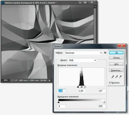Cum de a crea o textura de hârtie mototolită în Photoshop