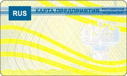 Exemple de carduri ale întreprinderii pentru un (eșantion) carduri ale modelului de întreprindere de tip