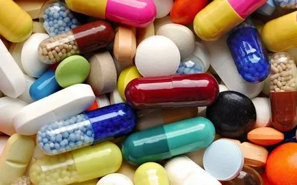 Prezentare generală tablete, medicamente, unguente pentru acnee