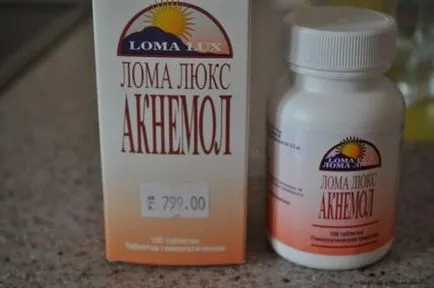 Prezentare generală tablete, medicamente, unguente pentru acnee