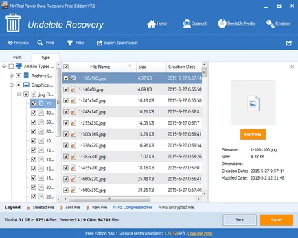 recuperare de date de putere Prezentare generală MiniTool
