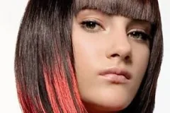 colorarea părului în două culori fotografii, instrucțiuni