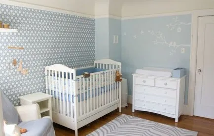 Decorarea pereților în pepinieră 100 de fotografii de interior
