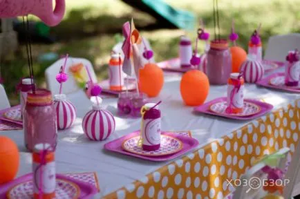 decor masa de ziua copilului (foto) (foto) Tabelul decorare de ziua copilului (foto)