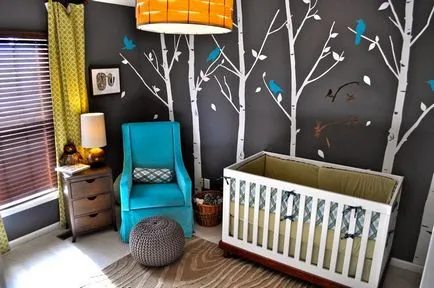 Decorarea pereților în pepinieră 100 de fotografii de interior
