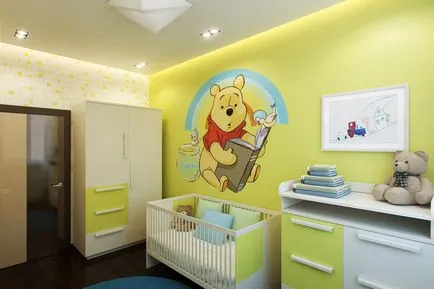 Decorarea pereților în pepinieră 100 de fotografii de interior