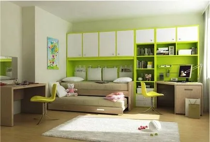 Efectuarea de dormitoare pentru copii pentru selectarea fete de mobilier, tapet, decor, 26 de fotografii pentru camere de copii frumoase lui