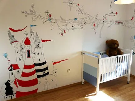 Decorarea pereților în pepinieră 100 de fotografii de interior