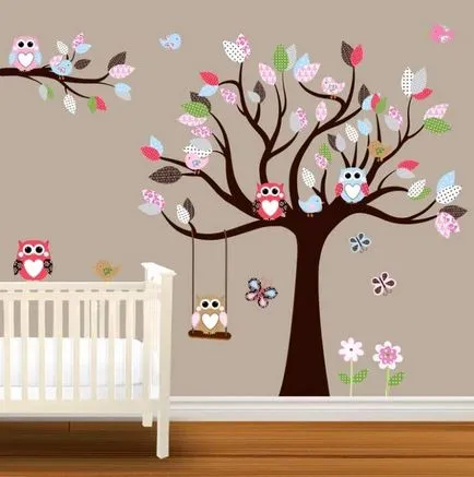 Decorarea pereților în pepinieră 100 de fotografii de interior