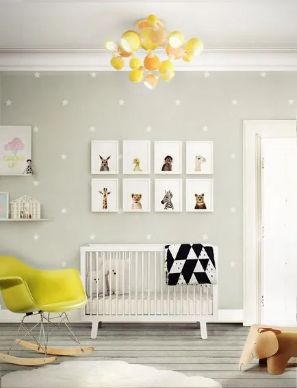 Decorarea pereților în pepinieră 100 de fotografii de interior